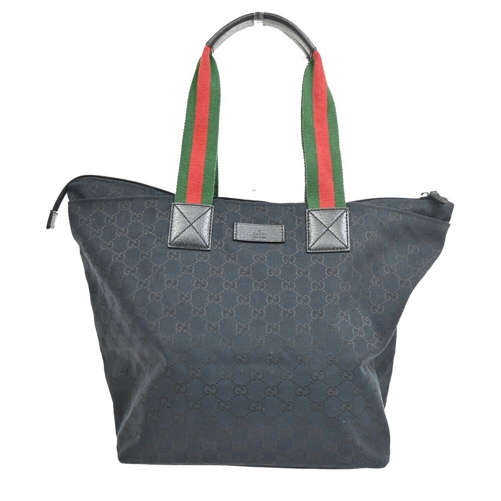 Gucci Web Zip GG Canvas Large